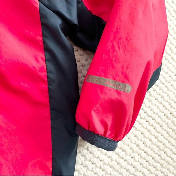 The North Face Atomic Pink Stripe Reversible Fleece Breezeway Hooded Jacket Baby - Picture 3 of 14